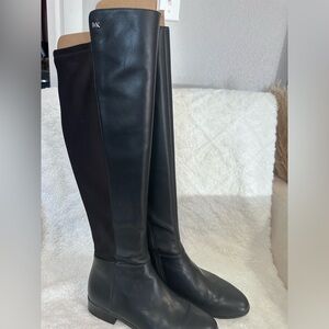 Elegant Black Knee-High Women's Boots Michael Kors